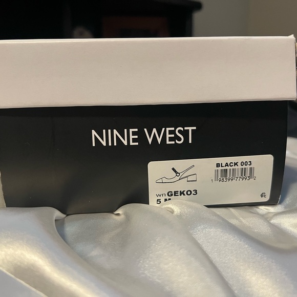 Nine West Black and White Houndstooth Heels - Picture 4 of 4